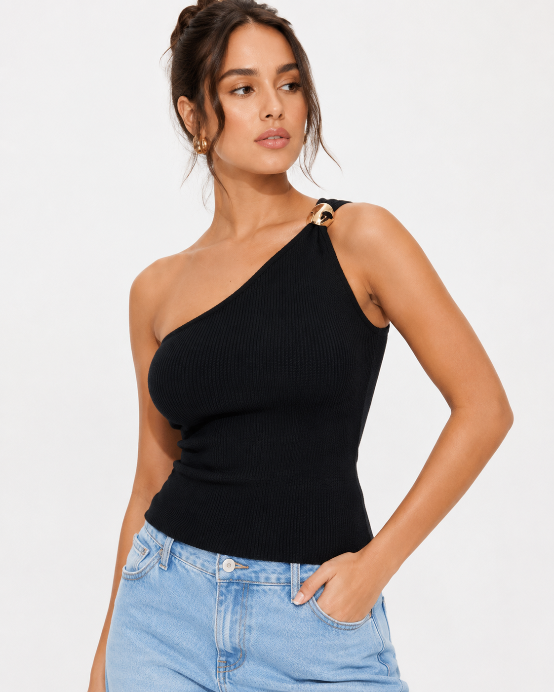 Maren | Women’s Asymmetrical One Shoulder Top